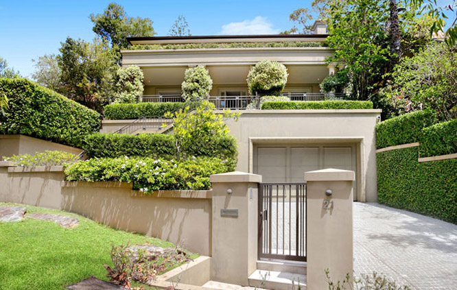 beautiful mansion in Sydney