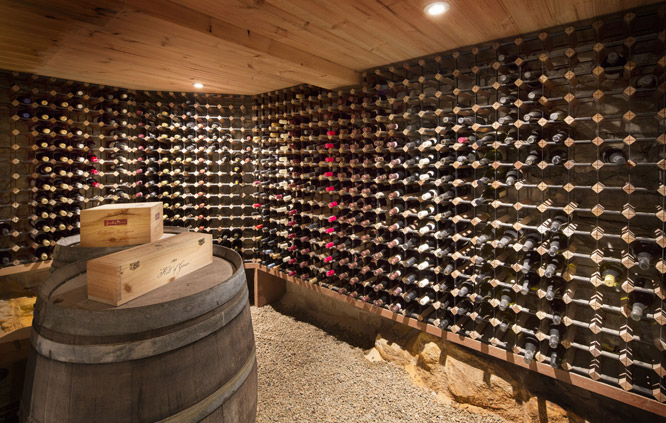 private wine cellar in Sydney luxury home