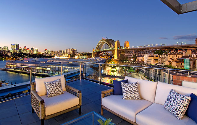 sydney harbour luxury property penthouse