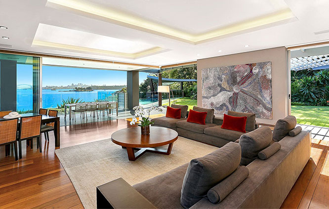 sydney harbour private luxury property